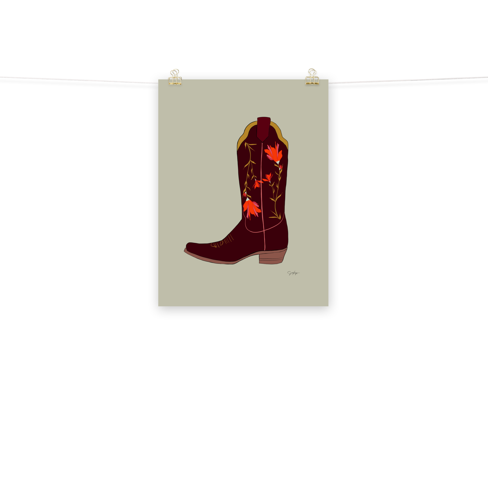 Sierra - Prairie Fire Cowgirl Boot