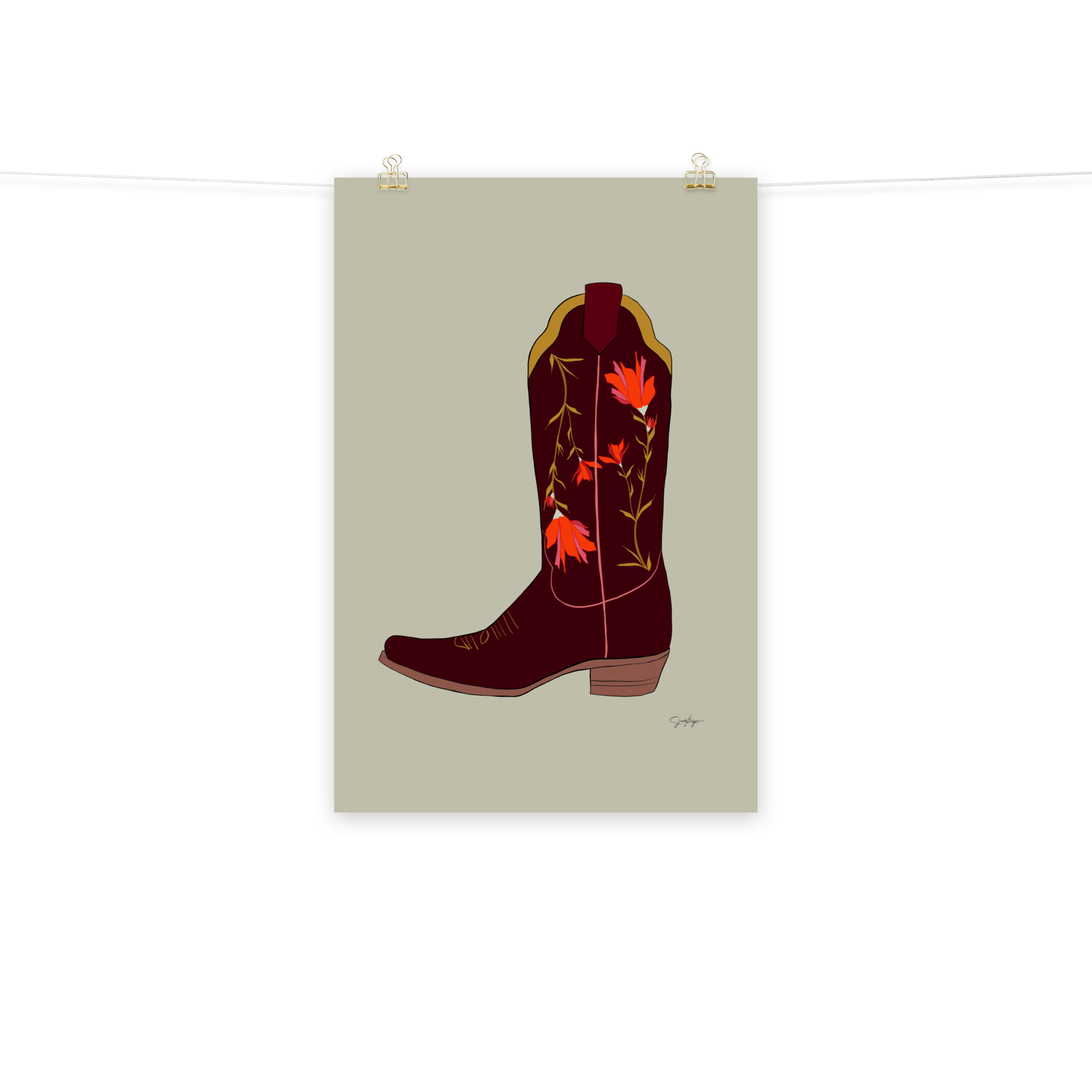 Sierra - Prairie Fire Cowgirl Boot