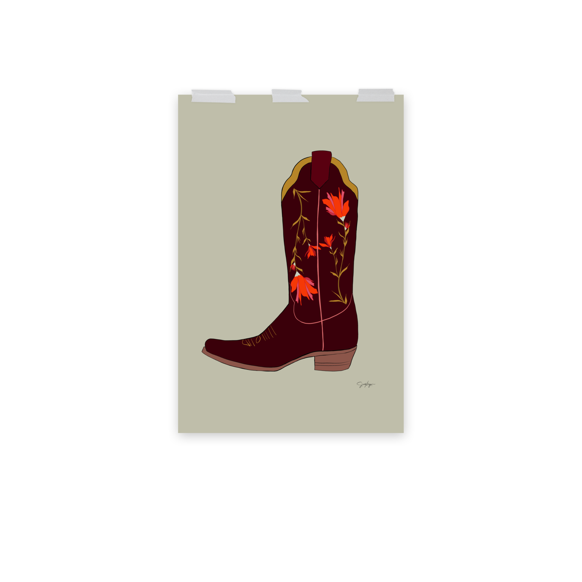 Sierra - Prairie Fire Cowgirl Boot