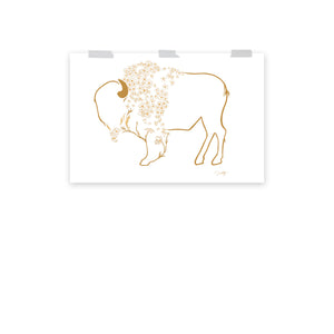 Mae - Daisy Bison Print