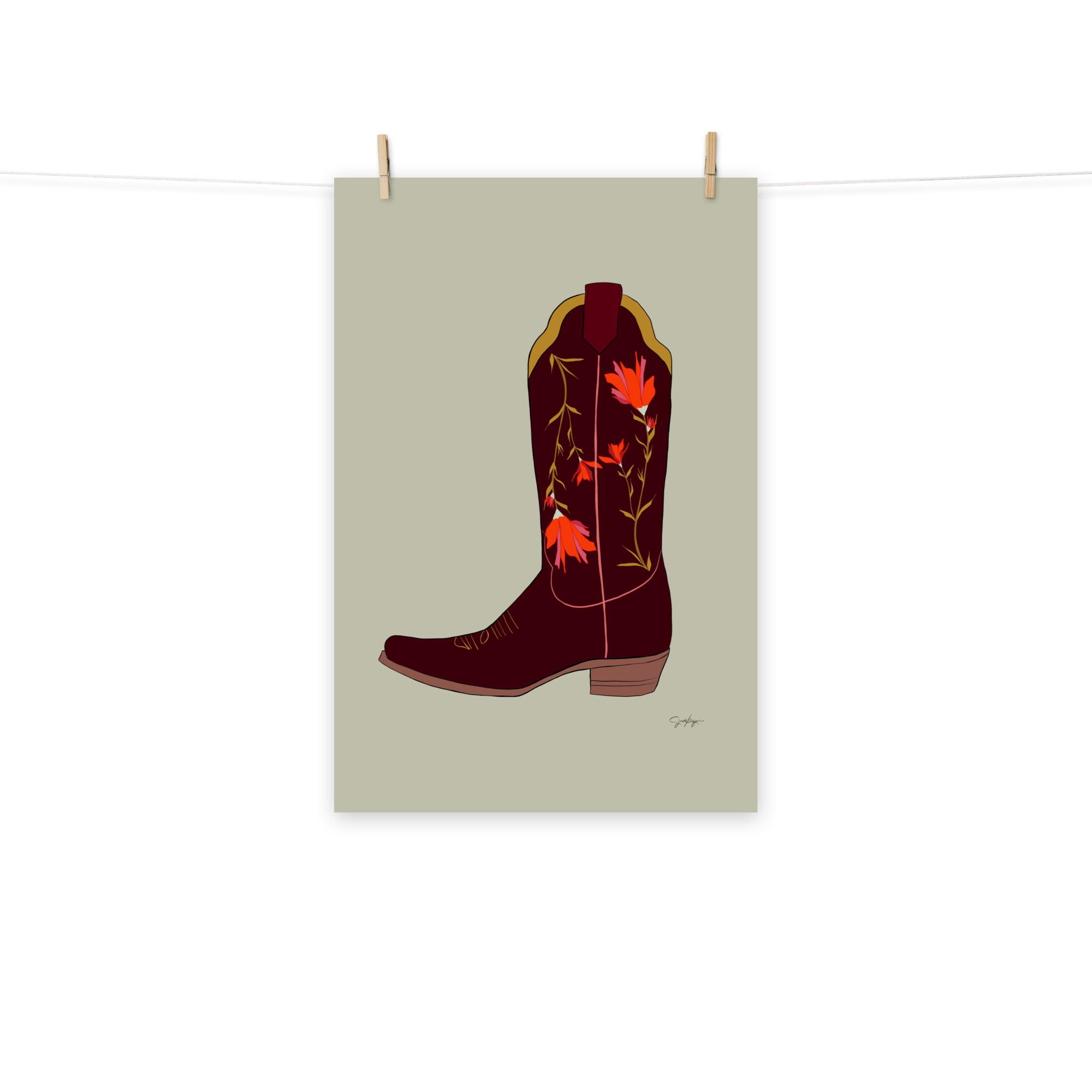 Sierra - Prairie Fire Cowgirl Boot