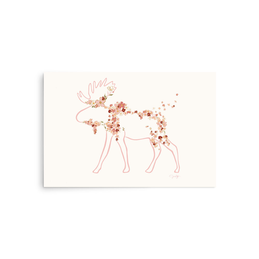 Josie - Wild Daisy Moose Print