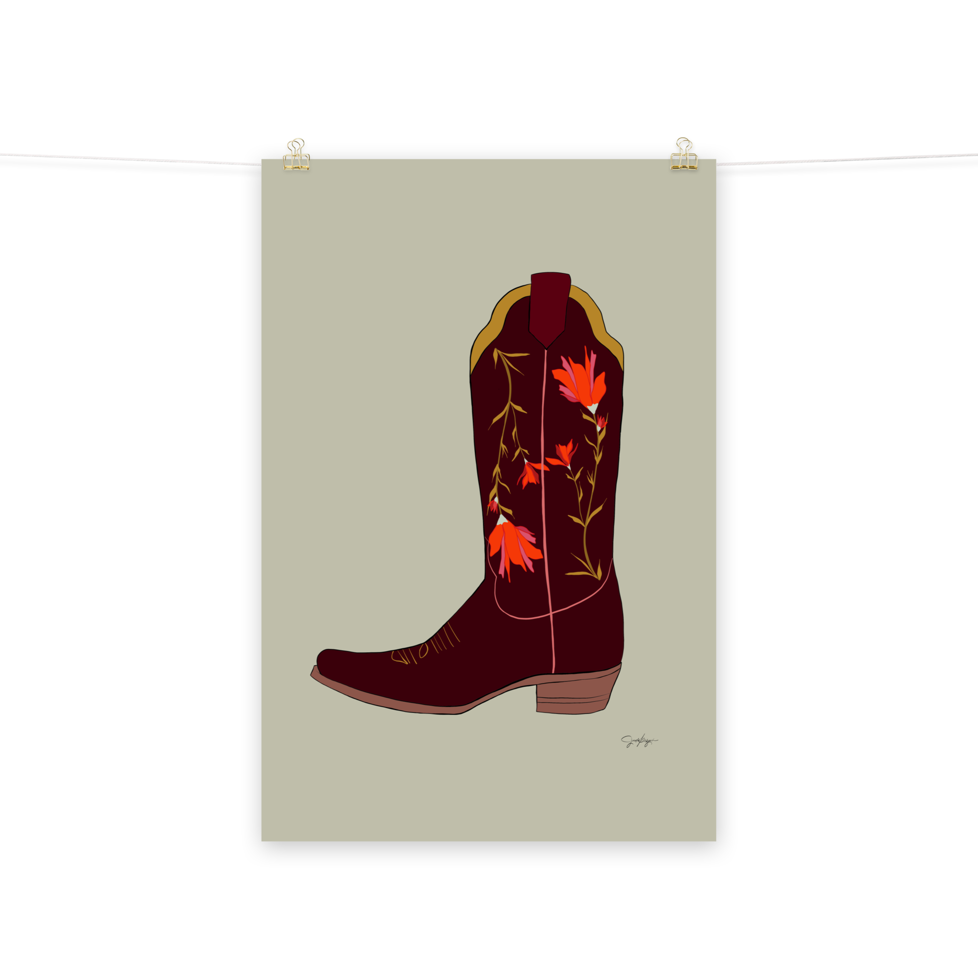 Sierra - Prairie Fire Cowgirl Boot