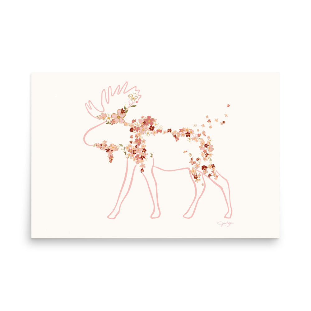 Josie - Wild Daisy Moose Print