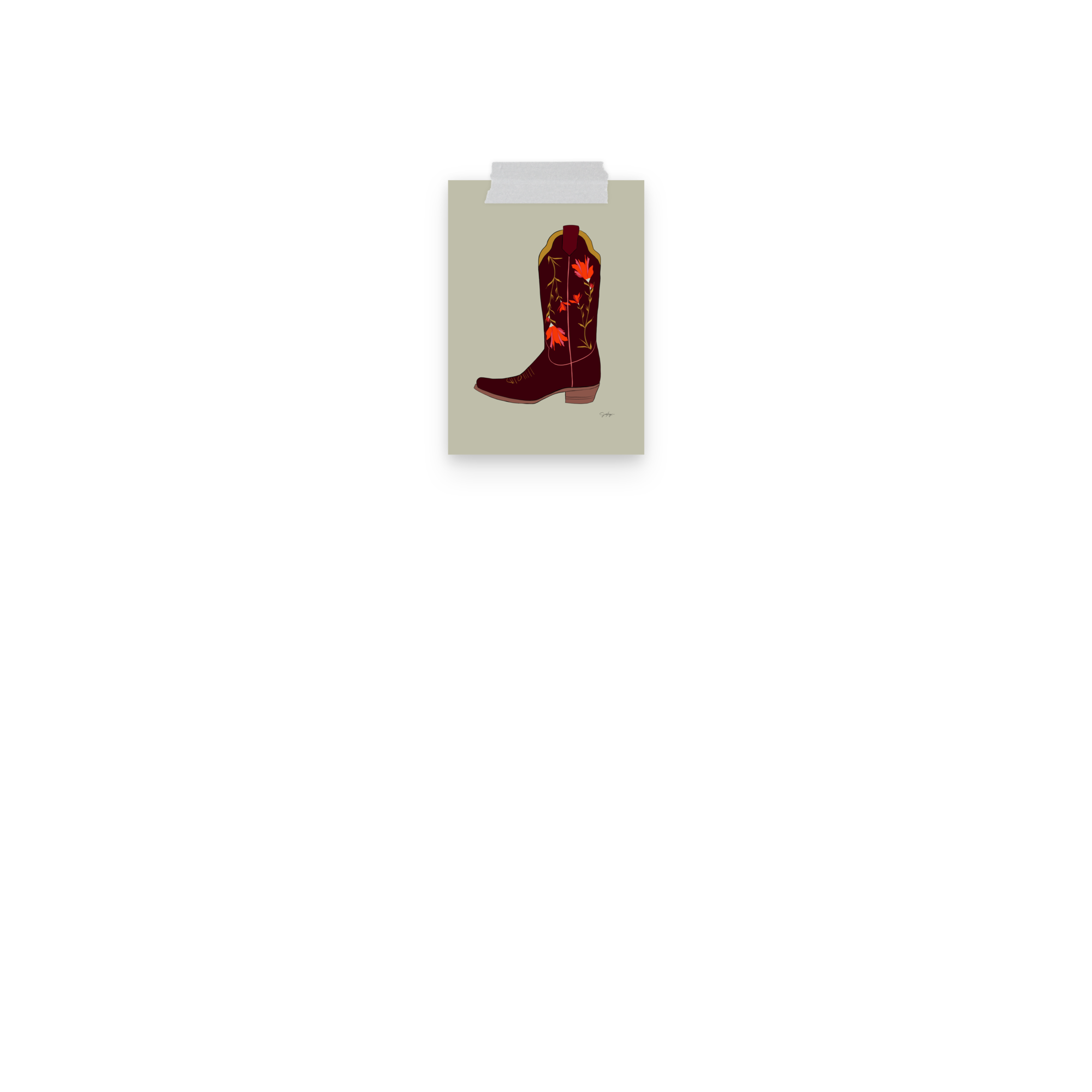 Sierra - Prairie Fire Cowgirl Boot