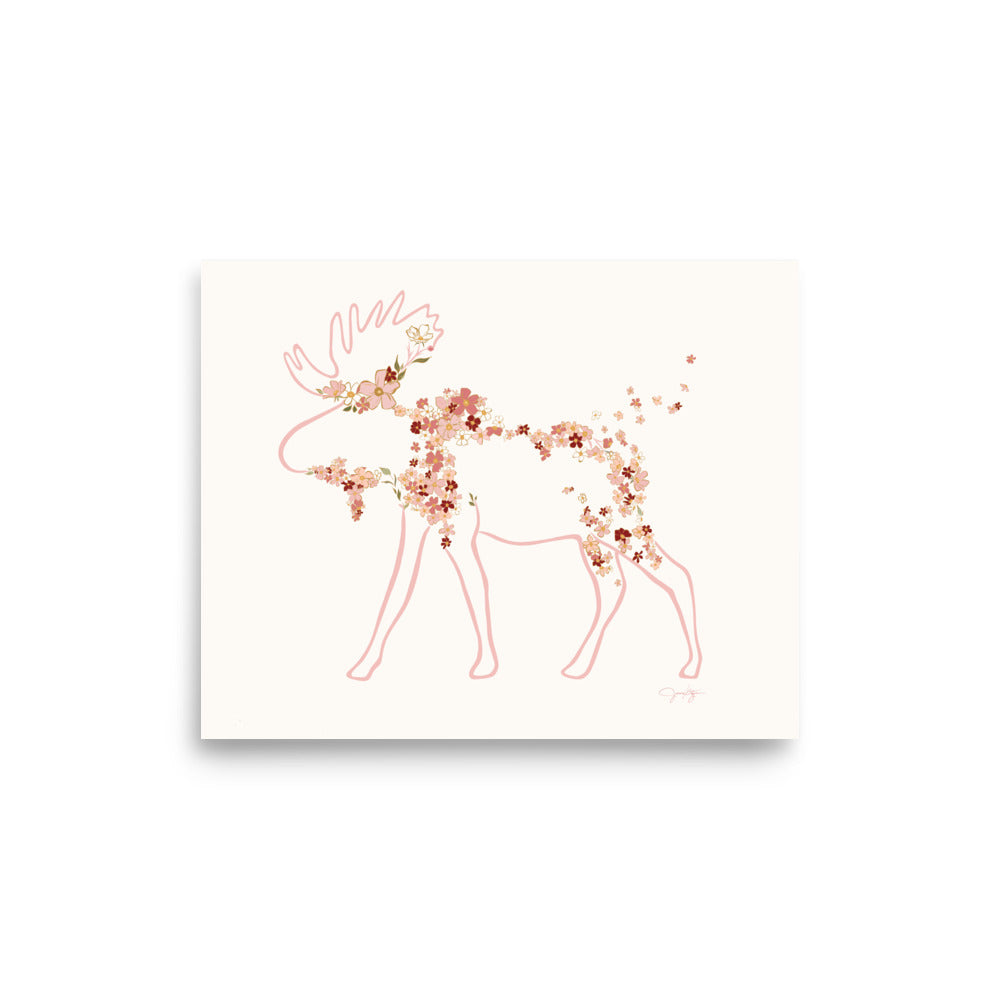 Josie - Wild Daisy Moose Print