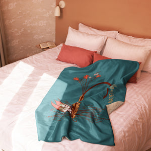 Wildflower Adam’s Fly Sherpa blanket