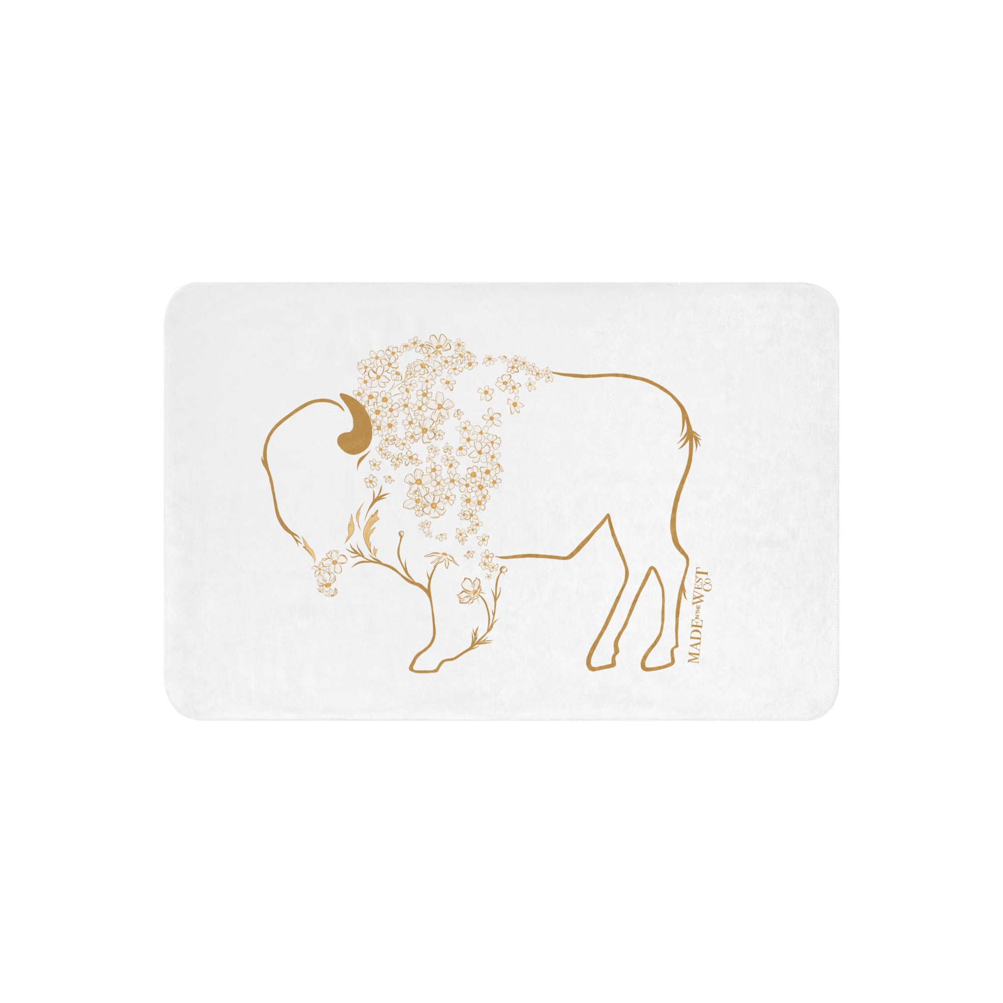 Mae - Daisy Bison Sherpa blanket