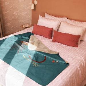 Wildflower Adam’s Fly Sherpa blanket