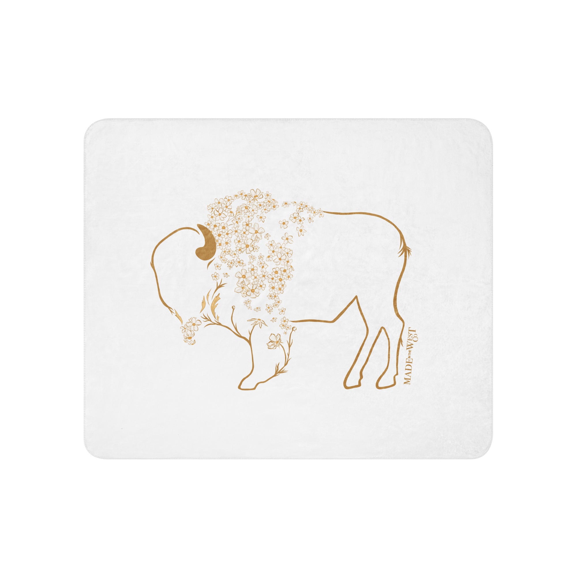 Mae - Daisy Bison Sherpa blanket