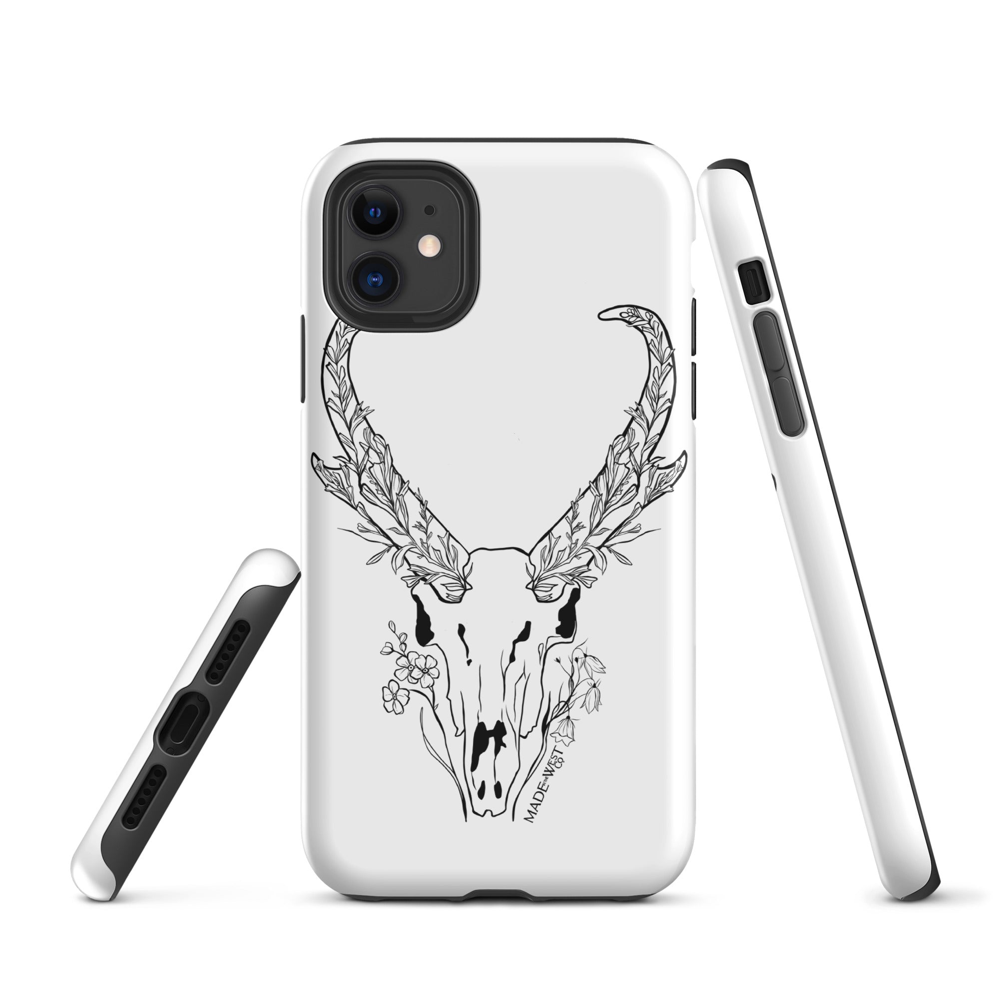 Sagebrush Antelope - Black/White Tough Case for iPhone®