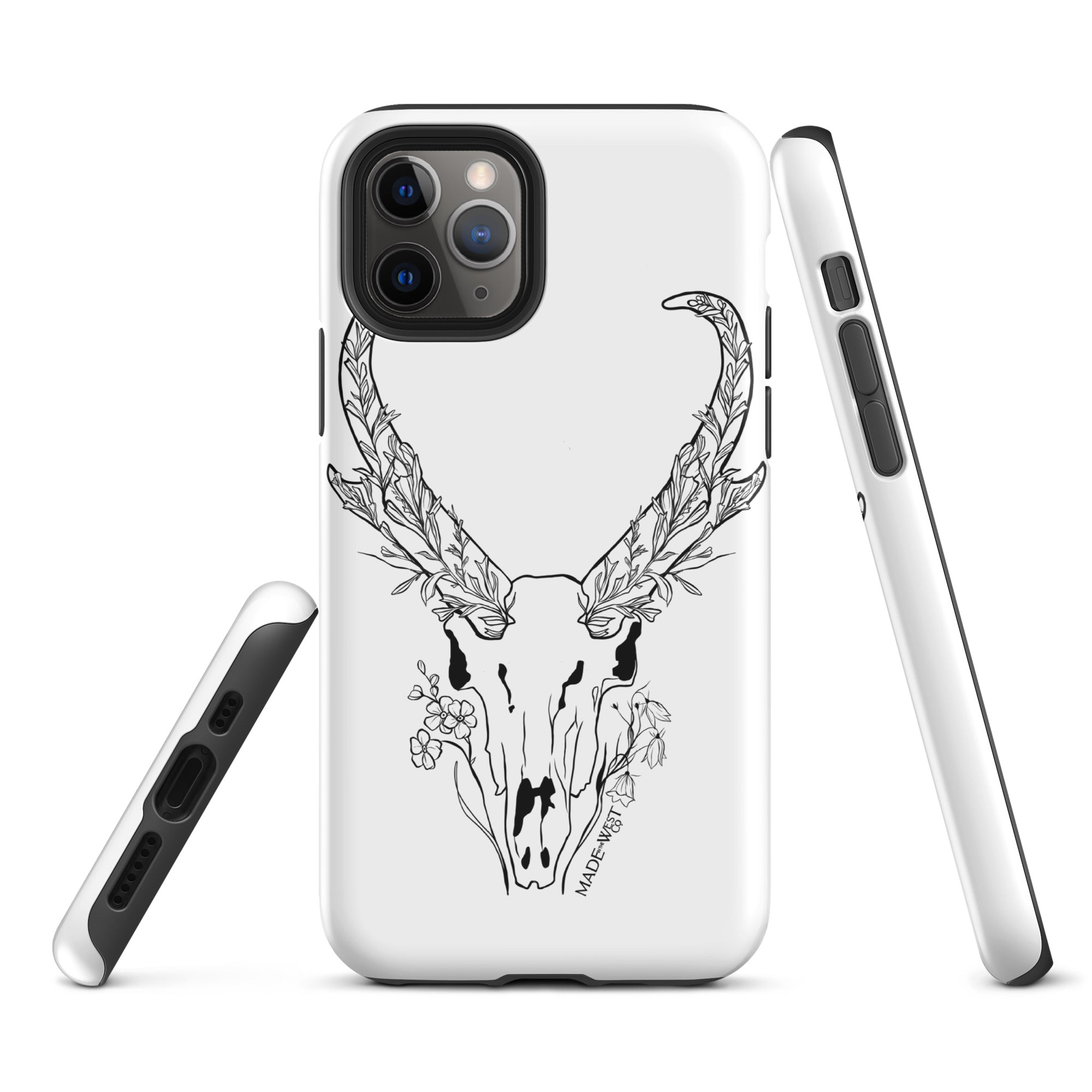 Sagebrush Antelope - Black/White Tough Case for iPhone®