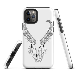 Sagebrush Antelope - Black/White Tough Case for iPhone®