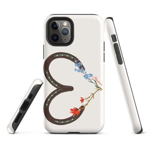 Wildflower Horseshoe Heart Tough Case for iPhone®