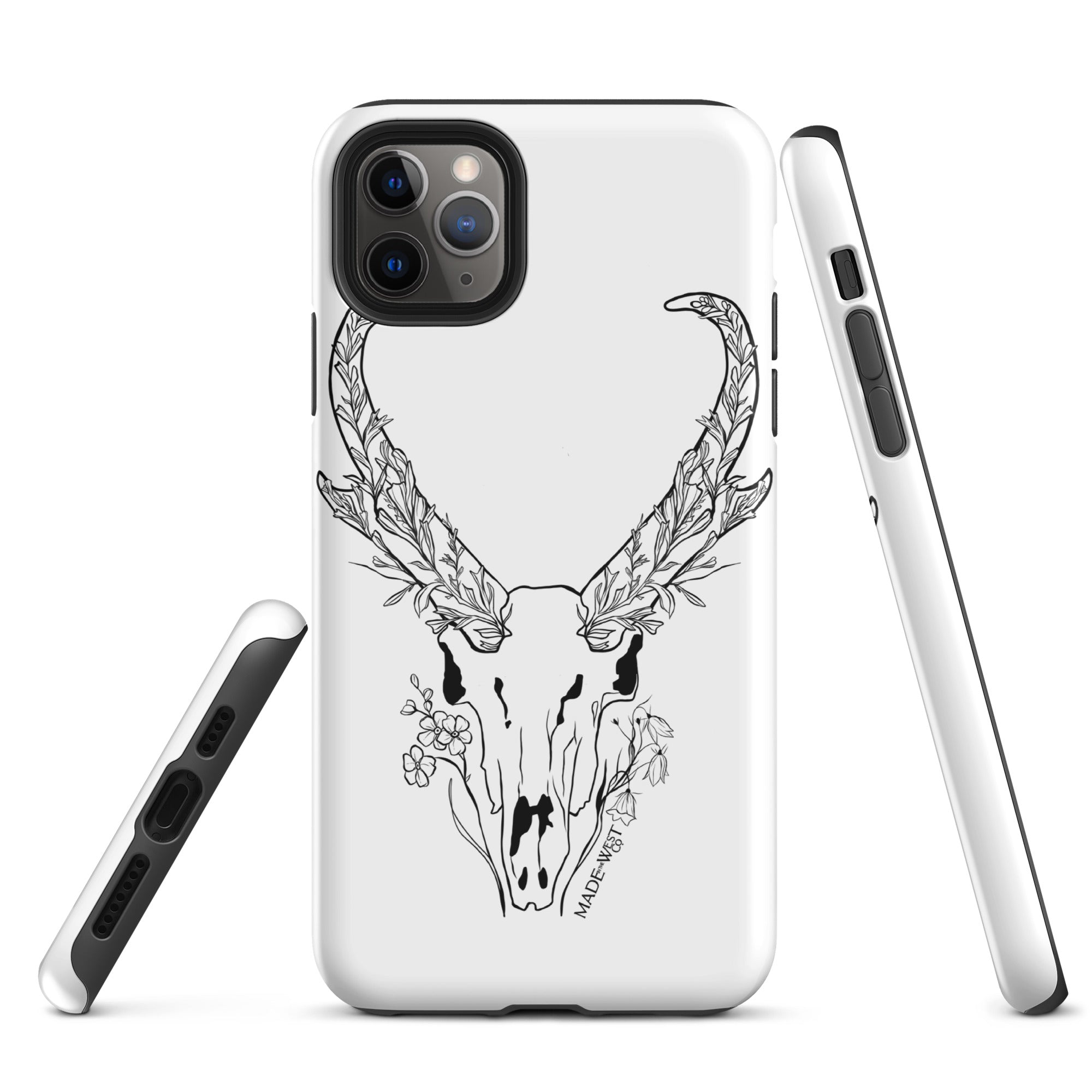 Sagebrush Antelope - Black/White Tough Case for iPhone®