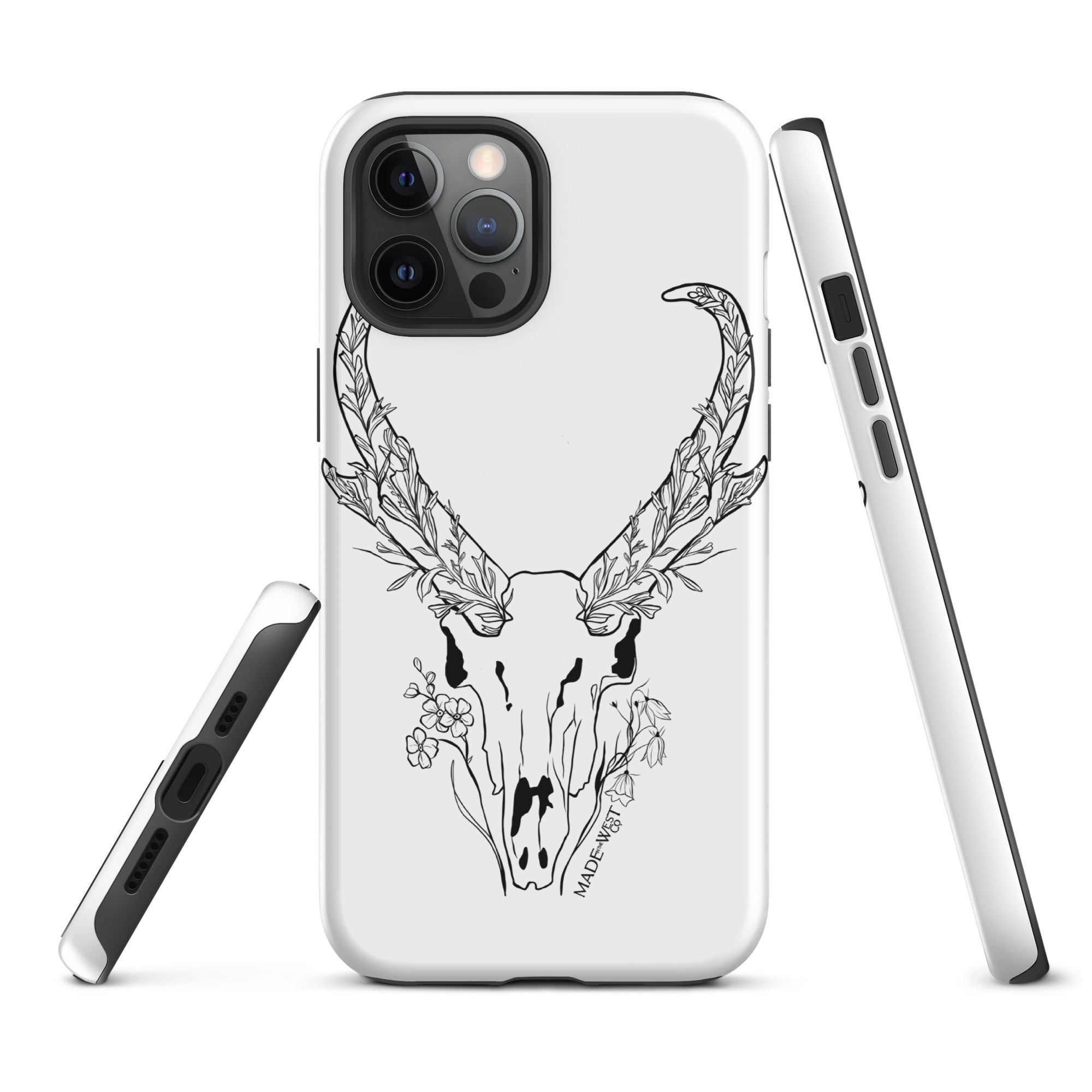 Sagebrush Antelope - Black/White Tough Case for iPhone®