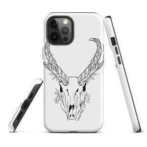 Sagebrush Antelope - Black/White Tough Case for iPhone®