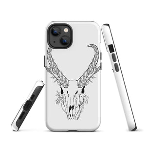 Sagebrush Antelope - Black/White Tough Case for iPhone®