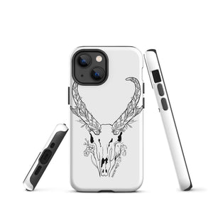Sagebrush Antelope - Black/White Tough Case for iPhone®