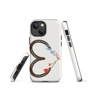 Wildflower Horseshoe Heart Tough Case for iPhone®