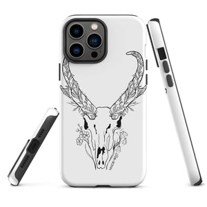 Sagebrush Antelope - Black/White Tough Case for iPhone®