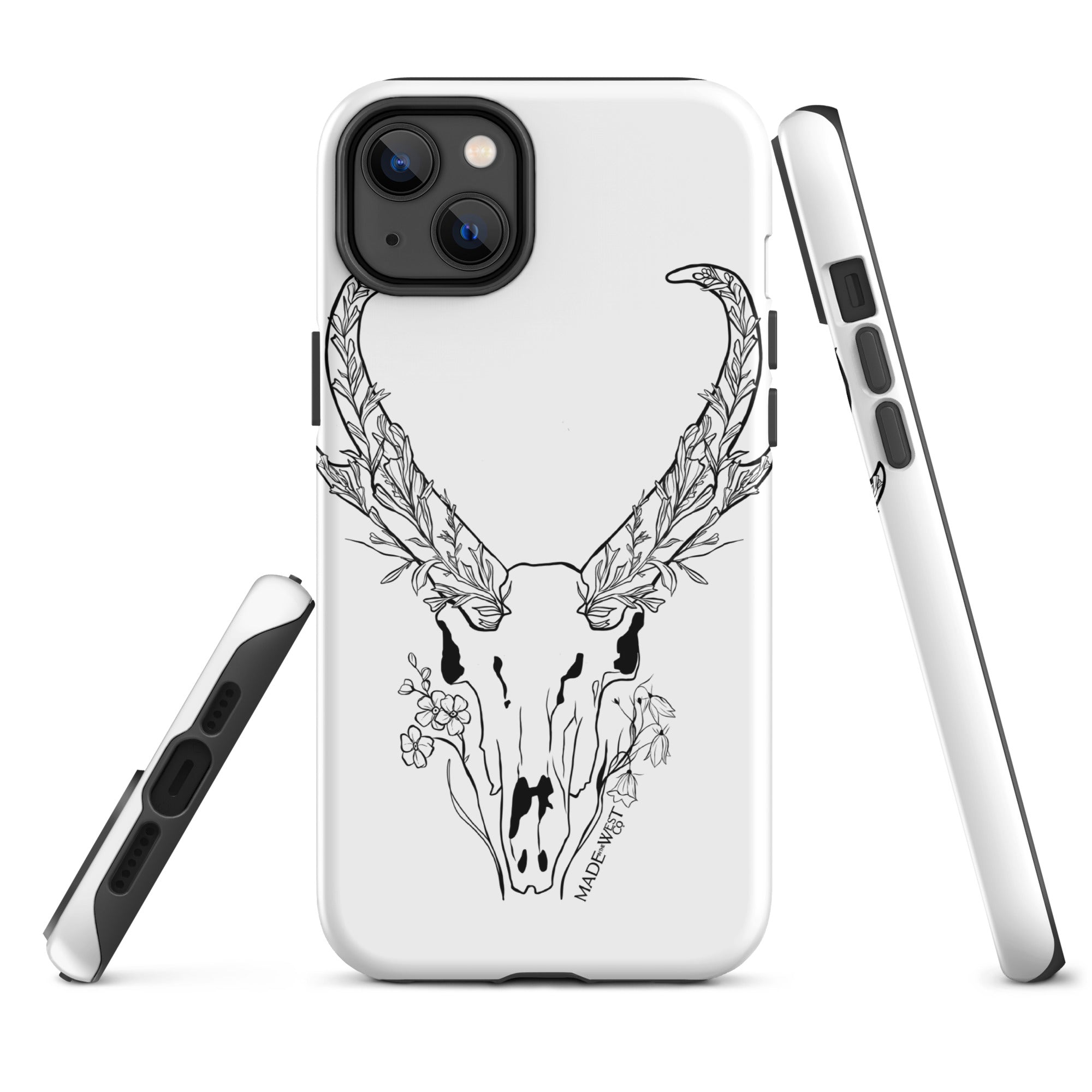 Sagebrush Antelope - Black/White Tough Case for iPhone®