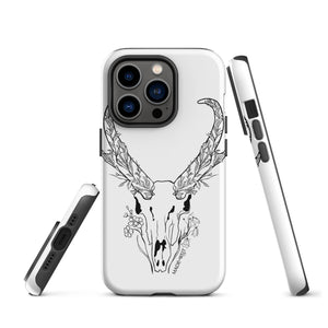 Sagebrush Antelope - Black/White Tough Case for iPhone®