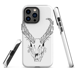 Sagebrush Antelope - Black/White Tough Case for iPhone®