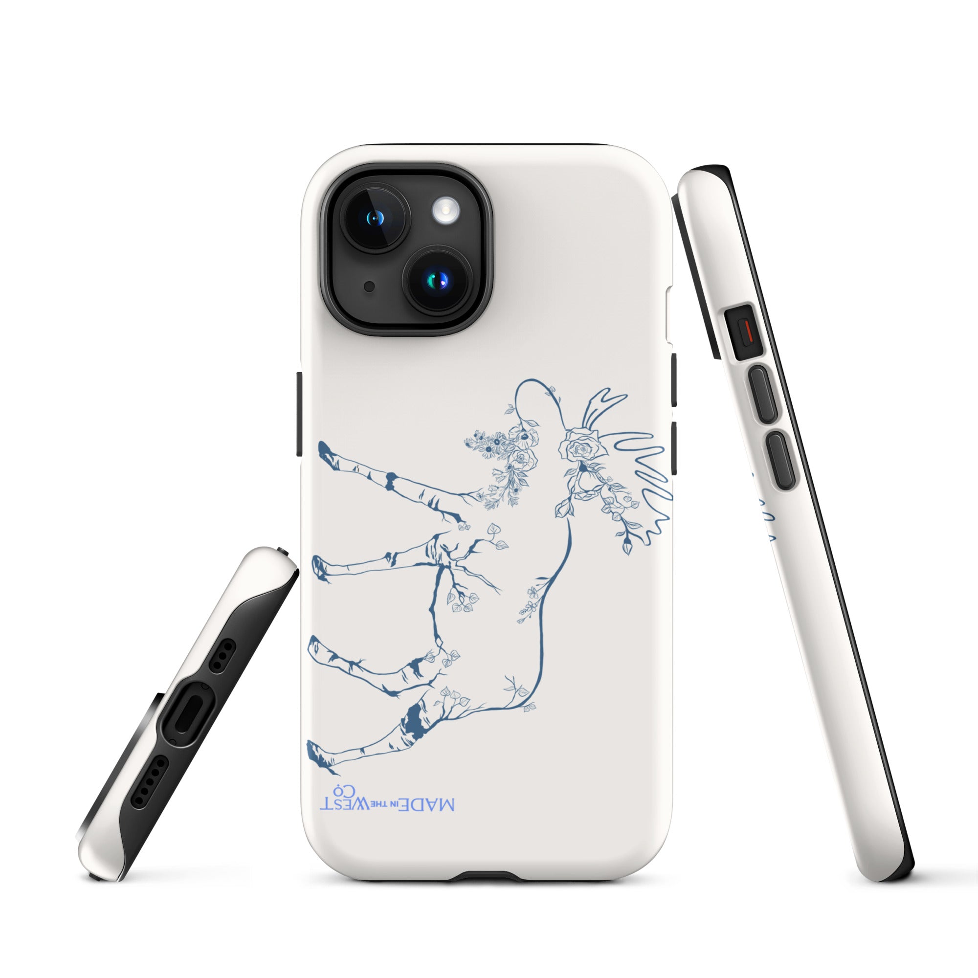 Willow Creek Wildflower Moose Tough Case for iPhone®
