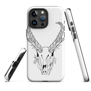 Sagebrush Antelope - Black/White Tough Case for iPhone®