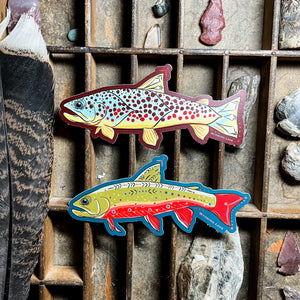 Brown Trout Sticker