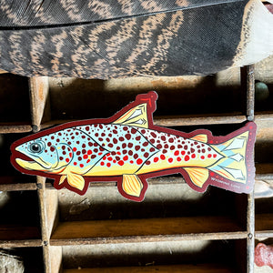 Brown Trout Sticker
