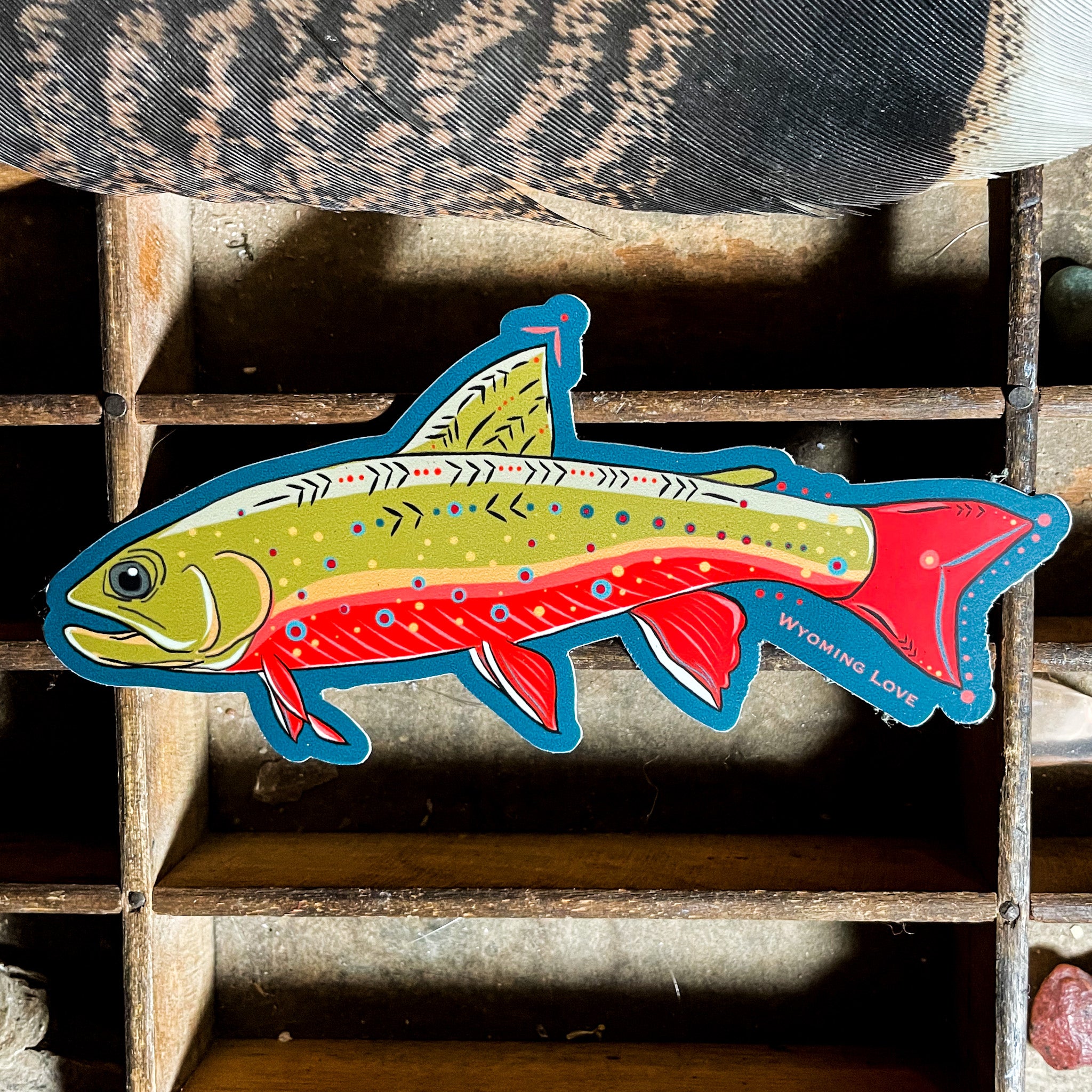 Wild Brook Trout Sticker