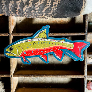 Wild Brook Trout Sticker